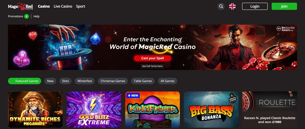 Magic red casino
